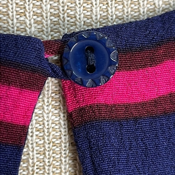 HD in Paris Anthropologie Striped Pane Midi Dress Women's Size 2 - Picture 6 of 16